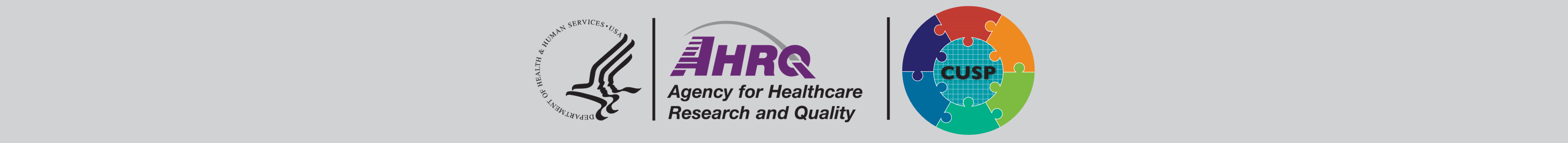 DHHS, AHRQ, and CUSP logo